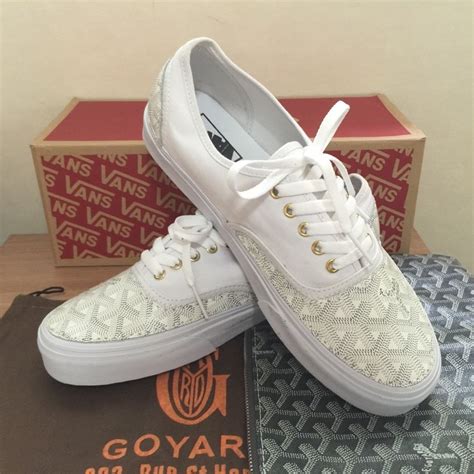 custom sneakers goyard vans|Custom Shoes .